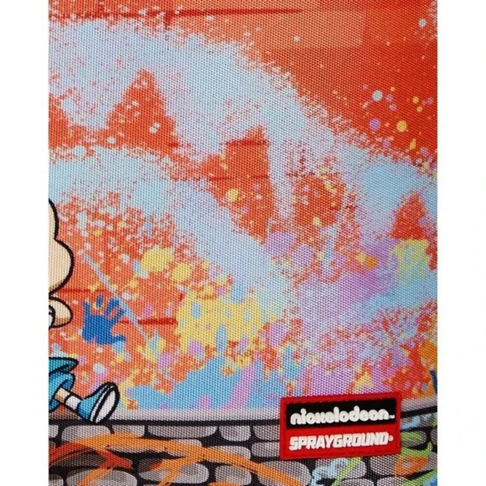 Sprayground Rugrats Paint Situation Dlxr Bag Unisex Graphic Print Backpack SPR11